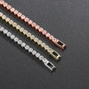 2.5mm Zirconia Tennis Bracelet for Women Crystal Charm Tennis Thin Chain Bracelet on Hand Wedding Jewelry - Image 5