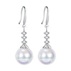 Zircon Water Drop Earrings For Women Silver Color Long Dangle Hanging Earring Female Wedding Ear Jewelry Gift - Image 32