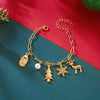 Christmas Tree Snowflake Elk Pendant Necklace Bracelet for Women Metal Chain Choker Charming Party Jewelry Holiday Gifts - Image 8