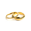 Ripple Stainless Steel Band Rings in Gold Tone and Silver Tone - Image 12