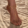 Summer Beach Accessories Feet Jewelry Simple Sexy Handmade Bead Chains Tassels Toe Foot Bracelet For Women - Image 1