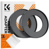 Step Up Ring Aviation-grade Aluminum Filter Adapter Ring 2-pack Cleaning Cloth Lens Ring for ND Cpl UV Lenses Filter - Image 21