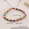 4mm Stone Bracelet Double Layer Woven Agate Imperial Stones Adjustable Bracelets Couple Jewelry Gift - Image 14