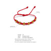 Unisex 7 knots Lucky Handmade Woven Jewelry Gift Stainless Steel Beads Red Rope Braided Fate Bracelet Bangle - Image 10