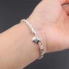 Silver 4MM Twisted Rope Bracelets For Women Men Minimalist Couple Chain Bracelet Male Silver Jewelry Gifts - Image 2