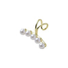 French Pearl Ear Bone Clip Women Fake Piercing Ear Cuff Retro Elegant Irregular Pearl Ear Clips On Earrings Jewelry Gift - Image 2