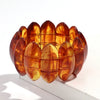 Vintage Acrylic Amber Elastic Geometric Bracelets Bangles for Women Stretchy Resin Big Cuff Bracelet Jewelry - Image 15