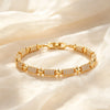 Dainty Geometric Cubic Zircon Bracelets for Women Gold Plated Star Chain Bracelet Classic Little Jewelry Gifts - Image 1