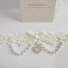 Sweet Lolita Pearl Lace Necklace Y2K Ribbon for Women Photo Shoot Bowknot Charm Choker for Girls Romantic Cute Style Jewelry - Image 8