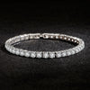 charms colors Silver Bracelets Zirconia Women accessories Wedding Jewelry 4mm width Holiday gifts - Image 5