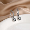 Charm Silver Moon Flower Snowflake Colorful Love Earrings, Suitable for European Women's Valentine's Day Jewelry Gifts - Image 11