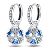 Women's Silver Snowflake Christmas Sparkling Zircon Winter Earrings Fit For Engagement Parties Jewelry - Image 36