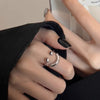 Vintage Personality Geometric Shape Simple Love Heart Rings for Women Unique Design Adjustable Open Mouth Rings Jewelry Gifts - Image 17