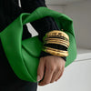 Twist-Texture Bangle Bracelet Set in Gold-Tone and Silver-Tone Styles - Image 5