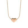 Stainless Steel Love Heart Pendant Necklaces Jewelry Snake Chain Wedding Necklace For Women - Image 7