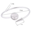 2pcs Stainless Steel 12mm Cabochon Bracelet Base Blanks Gold Plated Cuff Bracelets Bangle Bezel Settings With Spike End - Image 5