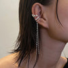Rhinestone Tassel Ear Cuff Clip No Piercing - Image 17