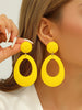 Colorful Acrylic Geometric Drop Earrings for Women Lightweight Boho Chic Dangle Jewelry Accessory - Image 14