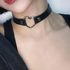 Punk Gothic PU Leather Choker Heart Cat Collar Necklace Women Girls Chain Jewelry Neck Accessories - Image 2