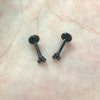 2PC Stainless Steel Flat Studs Lip Stud Earrings for Women Men Jewelry Ear Cuffs Flat Piercing Earring for Teens 16G - Image 7