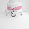 Goth Dainty Chain Crescent Moon and Stars Choker Witch Necklace Silver Colour Pendant Punk Jewelry Women Gift Gothic - Image 9