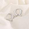 Silver Color Hollow Cat Ear Girls Buckle Cute Cat Model Suitable Girl Earrings for Women Jewelry - Image 6