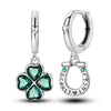 Small Hoop Earrings with Butterfly and Heart Motifs - Image 15