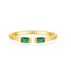 Vewant Silver Green Zircon CZ Adjustable Ring For Women Party Jewelry - Image 8