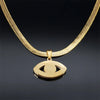 Vintage Crystal Evil Demon Eye Choker Necklaces for Women Stainless Steel Gold Plated Necklaces Jewelry Collares - Image 4