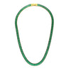 Christmas Jewelry Gift For Ladies Square Tennis Chain Choker Necklace Green Pink White Black Crystal Necklace - Image 8