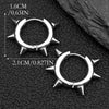Punk Spike Rivet Hoop Earrings For Women Men Ear Studs Stainless Steel Gothic Hip Hop European and American Earring Jewelry Gift - Image 10