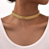 12.5mm/6mm Wide Stainless Steel Mesh Chain Bracelet Necklace For Women,Gold Plated Link Oval Tail Jewelry Set - Image 7