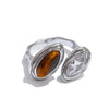 Adjustable Stainless Steel Ring Tiger Stone Simulated Pearls Zircon Golden Pvd Plated Chic Finger Jewelry - Image 9