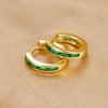 Simple Stainless Steel Small Hoop Earrings For Women Shiny Colorful Zircon Huggie Punk Earring Wedding Piercing Jewelry - Image 9