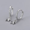 Enshir Gold Color Zircon Drop Hoop Earrings For Women Rock Punk Wedding Crystal Jewelry - Image 8
