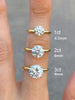 Silver Round Zircon Ring For Women Engagement Wedding Jewelry - Image 6