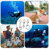 1PC 316 Stainless Steel Swivel Eye Bolt Spring Snap Hook Double Head Hook Marine Diving D Ring Snap Hooks With Swivel - Image 5
