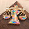 Baroque Zodiac Sign Design Brooches for Men and Women, Jewelry, Accessories, Surprise Party Gifts for Couples - Image 22