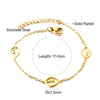 Stainless Steel Thin Round Snake Bracelet Beans Ovals Beads Charm Wristband Korean Jewelry Adjustable No Fade - Image 9