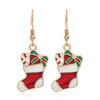 Christmas Tree Drop Earrings Small Bell Snowflake Earings for Women Cute Bowknot Dangle Earring Year Gift - Image 21