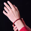 1/2pcs Flower Charm Vermilion Red Bangles Women Bangles Jade Bracelet National Style Chinese Style Jewelry - Image 5