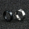 Charm Jewelry Ring for Men Women Stainless Steel Black Rings Wedding Engagement Band Quality Matte Male Jewelry - Image 3