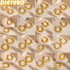 316L Stainless Steel Golden Hollow Round Beads Earrings For Women Personality Ear Studs Jewelry Party Gift - Image 1