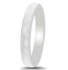 Black White Color Cutting Ceramics Rings Jewelry Classic Wedding Engagement Rings For Women Anneaux - Image 7