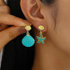 Vintage Metal Shell Stud Earrings for Women Accessories Personalization Jewelry Earrings Daily Wear Creative Jewelry Gift - Image 9