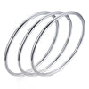 Women Gold Color Stainless Steel Cuff Bracelet, Chic Jewelry Wristband Plain Slip Bangle, Stacking Bracelet Gift to Young Girls - Image 12