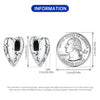 Silver Star Moon Heart Shape Earrings Jewelry Versatile Hoop Earrings For Women Jewelry Birthday Party Gifts - Image 6