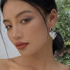 Heart Shape Hoop Earrings Asymmetric Big Earrings for Women Gold Color Party Jewelry Girl Chic Gift - Image 4