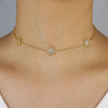 Sexy Women Long Chain Micro Pave Cz Star Northstar Charm Link Chain Y Lariat Necklace Choker Jewelry - Image 3