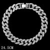 Hip Hop Iced Out Chunky Cuban Chain Anklets For Women Rhinestone Link Ankle Bracelet Beach Barefoot Jewelry - Image 13